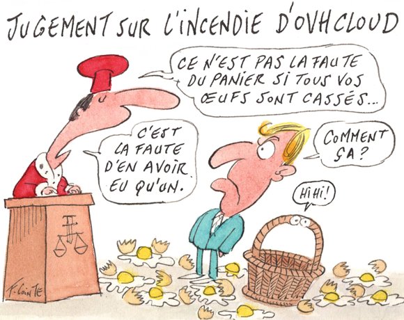 Dessin: OVHcloud gagne en appel face à Bâti Courtage